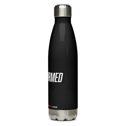 Stainless Steel Water Bottle - "My Life is Transformed"