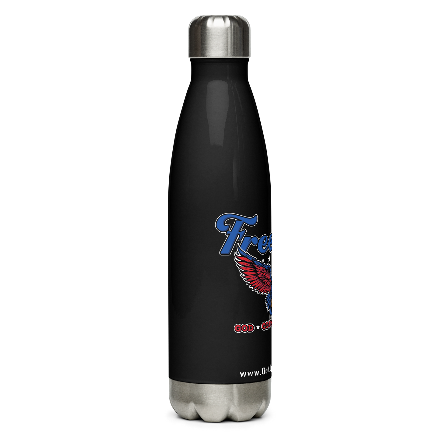 Stainless Water Bottle - "Freedom - God - Country Legacy"