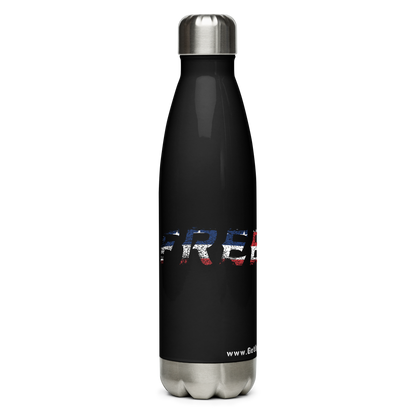 Stainless Steel Water Bottle - "Freedom - 2 Corinthians 3:17"