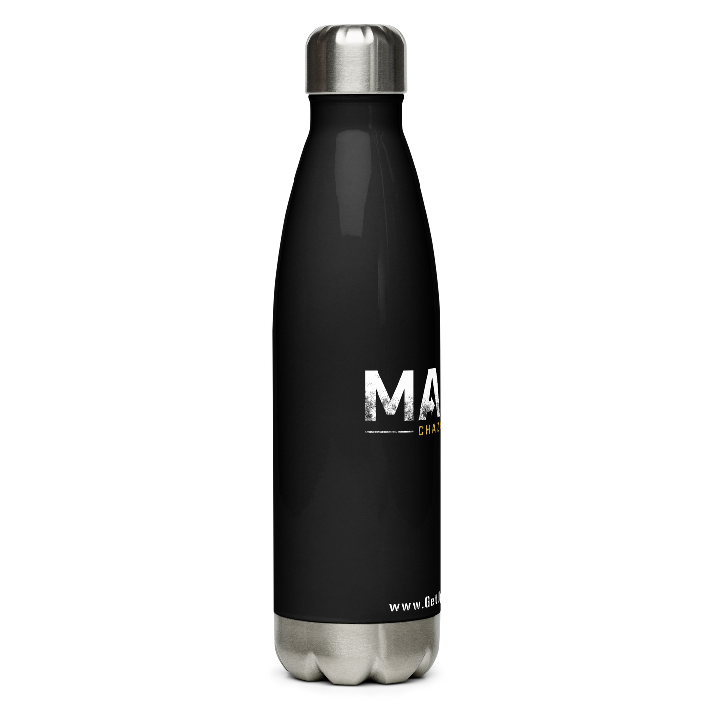 Stainless Water Bottle - "Man Up"