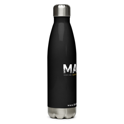 Stainless Water Bottle - "Man Up"