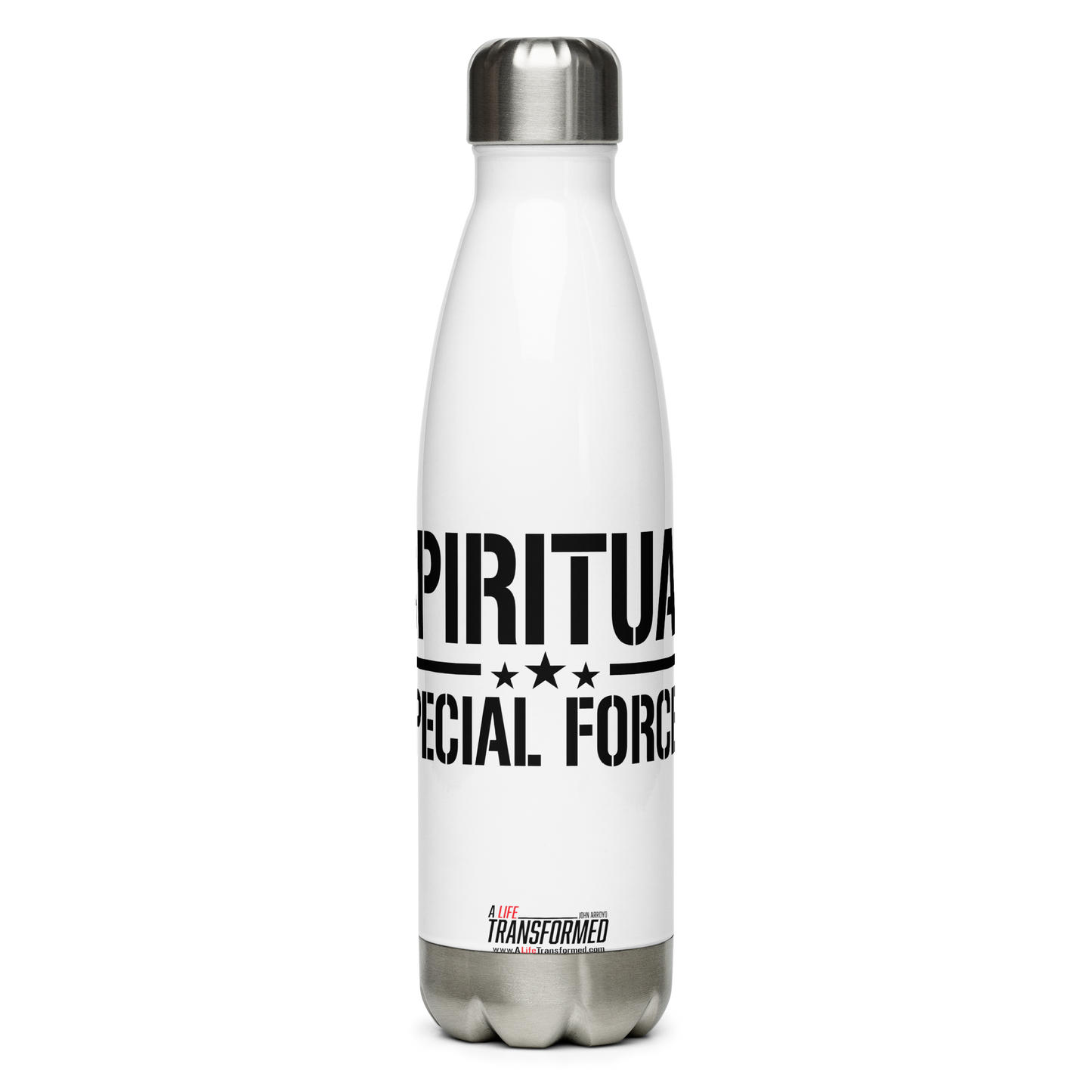 Stainless Water Bottle - "Spiritual Special Forces" - 17 oz