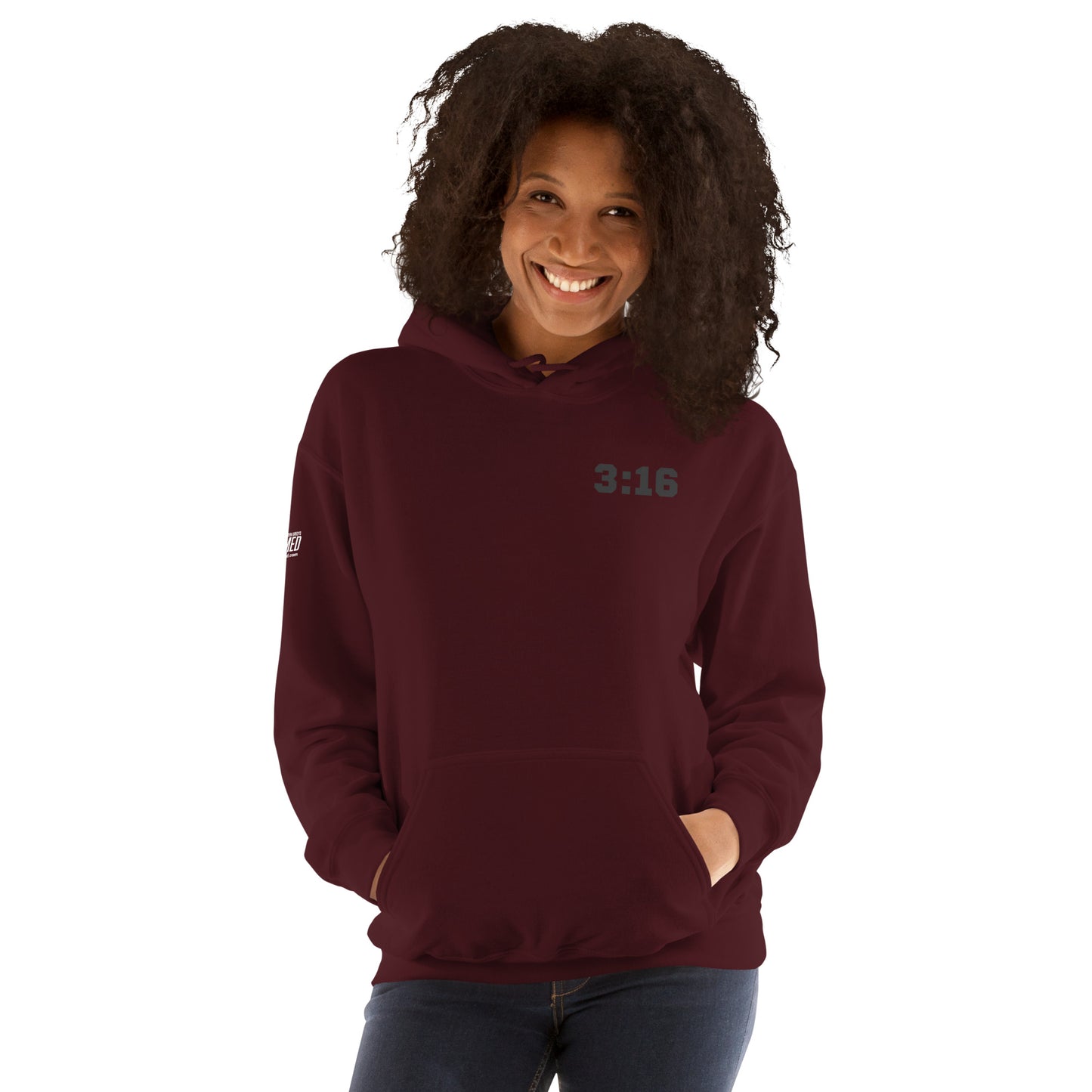 Hoodie - "Scripture Theme - 3:16" - Many Sizes & Colors