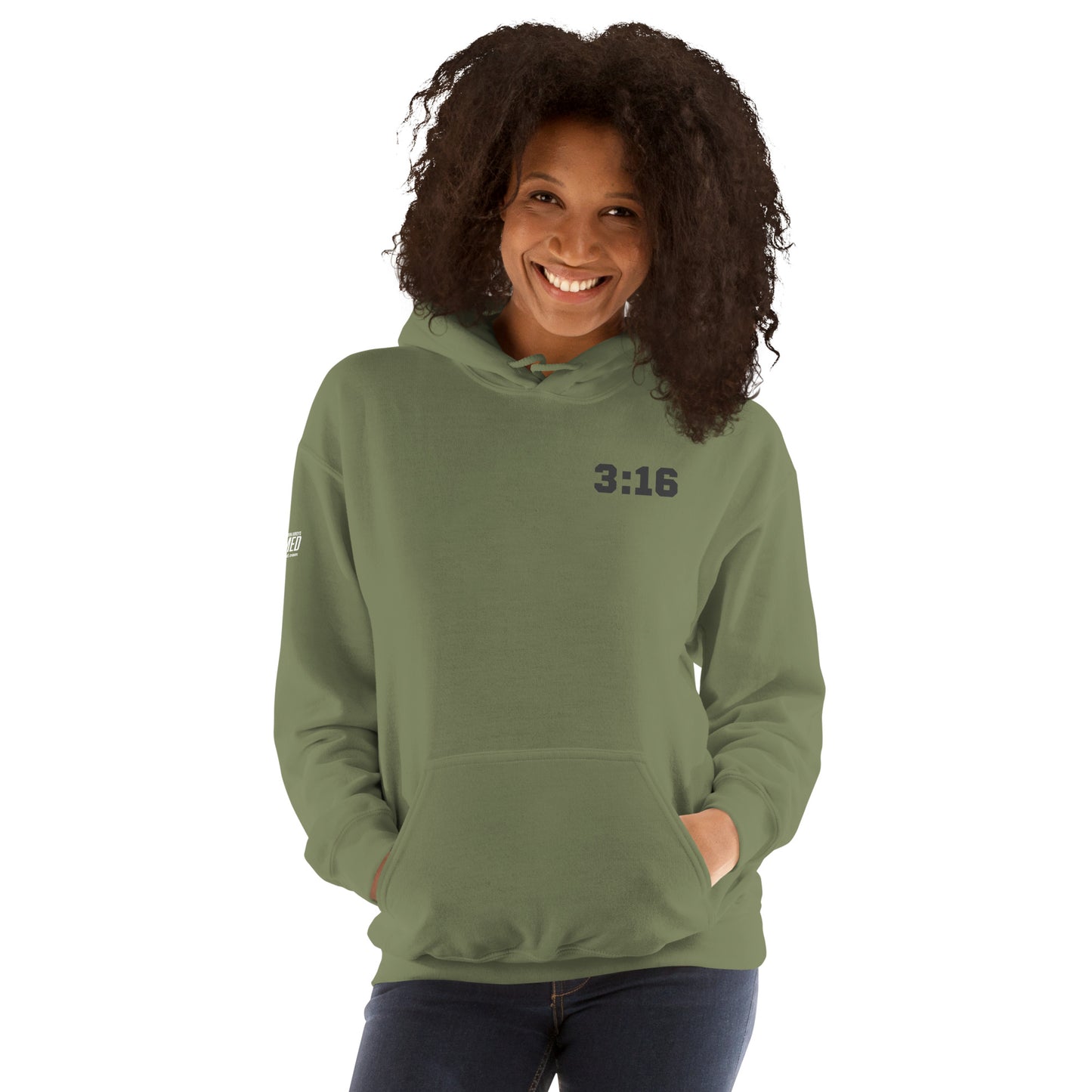 Hoodie - "Scripture Theme - 3:16" - Many Sizes & Colors