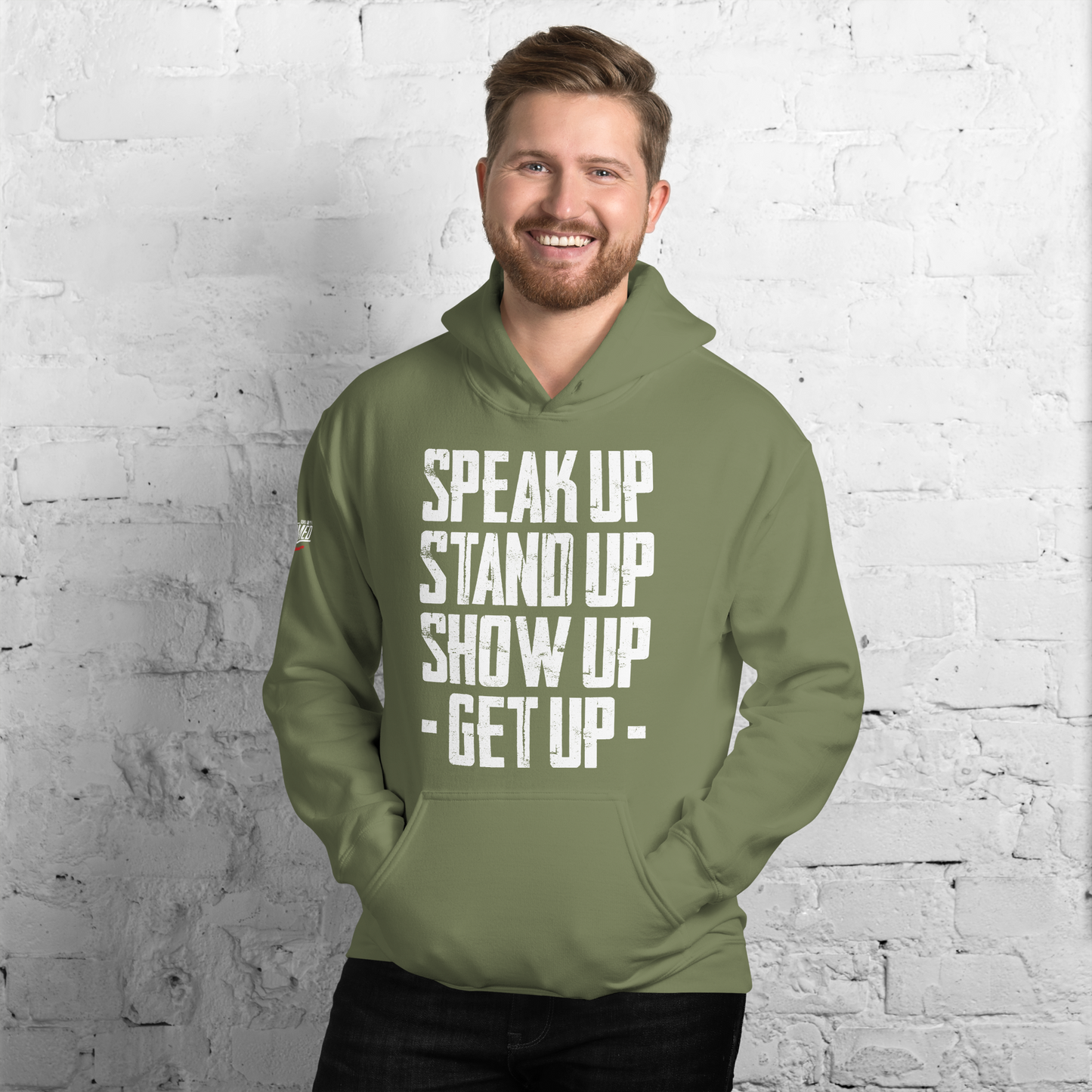 Hoodie - "Stand Up... Get Up!"