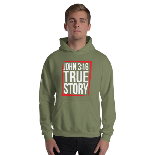 Hoodie - "John 3:16 - True Story"