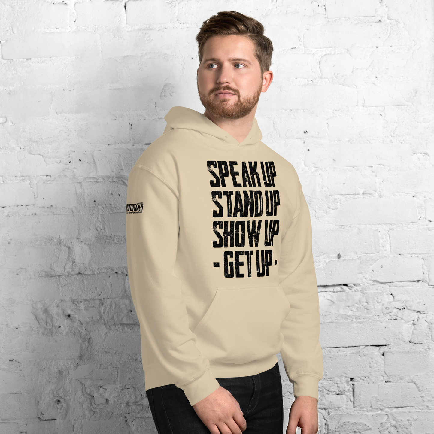 Hoodie - "Stand Up... Get Up!"