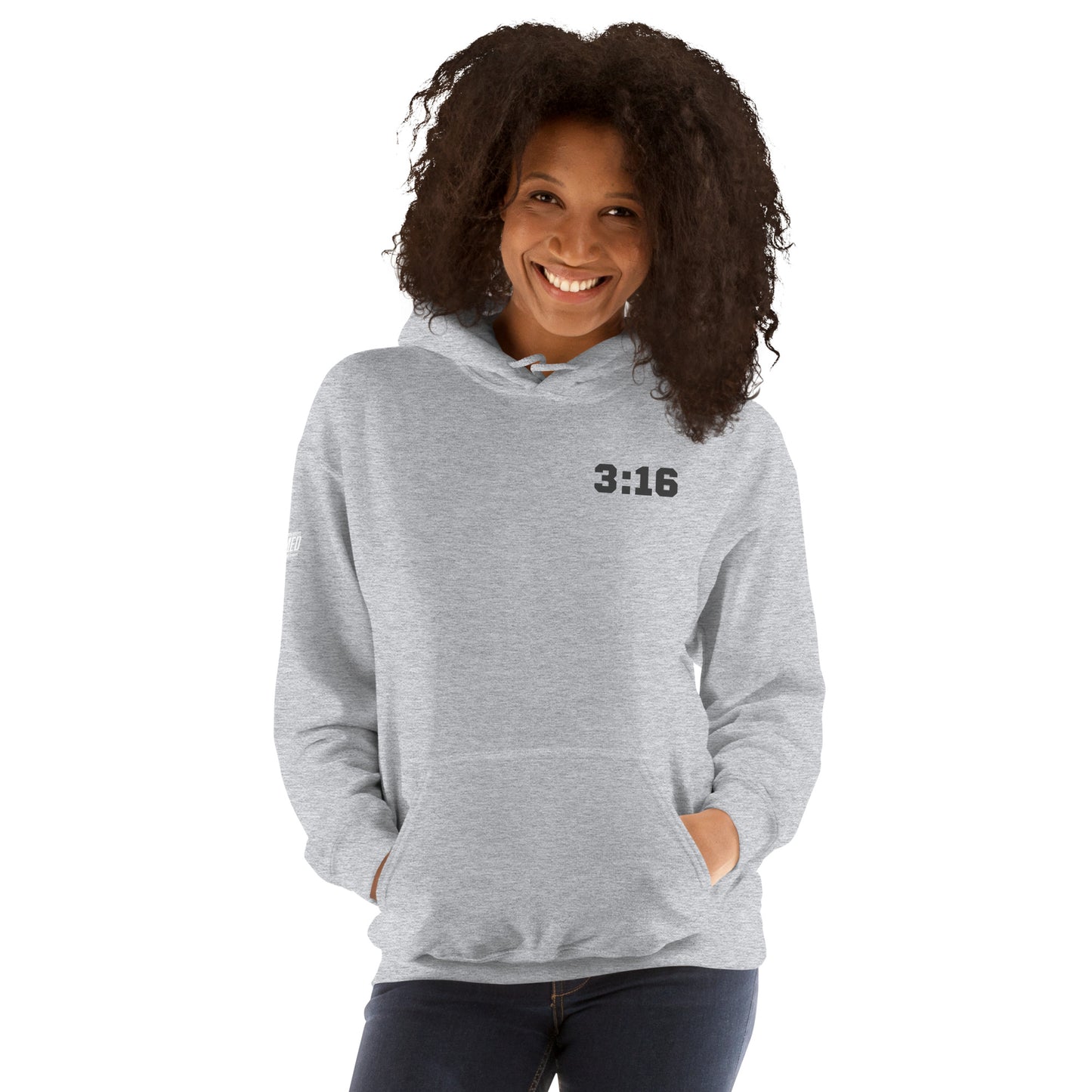 Hoodie - "Scripture Theme - 3:16" - Many Sizes & Colors