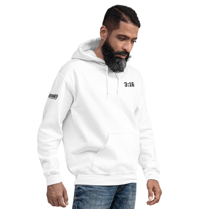 Hoodie - "Scripture Theme - 3:16" - Many Sizes & Colors