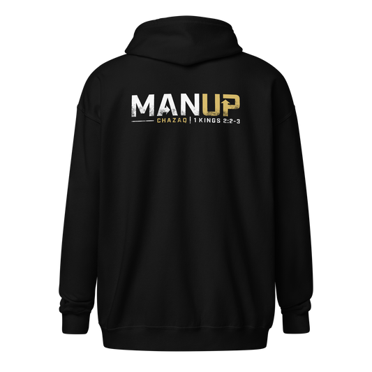 Zip Hoodie - "Man Up"