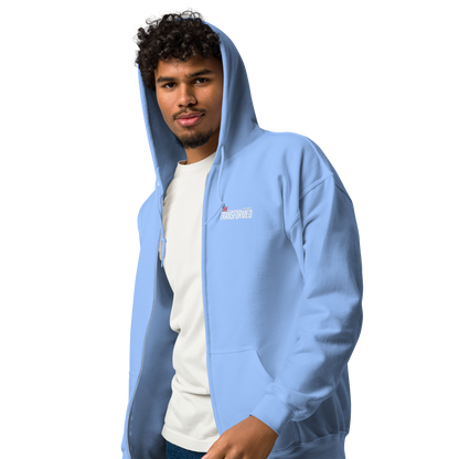 Zip Hoodie - "Legacy Starter - w/Blue Star" - Many Sizes & Colors