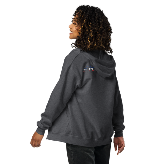 Zip Hoodie - "Freedom 2 Corinthians 3:17"