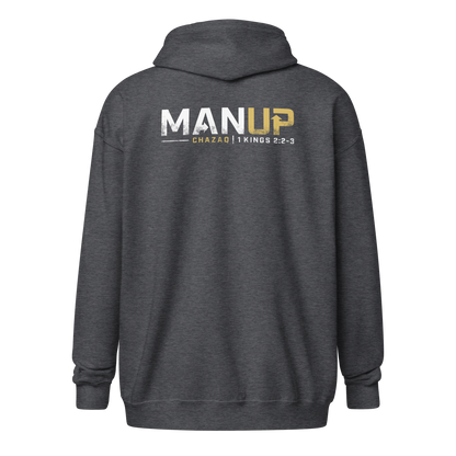 Zip Hoodie - "Man Up"