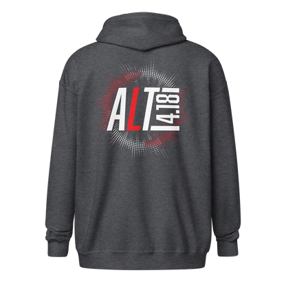 Zip Hoodie - "ALT 4:18 Burst"