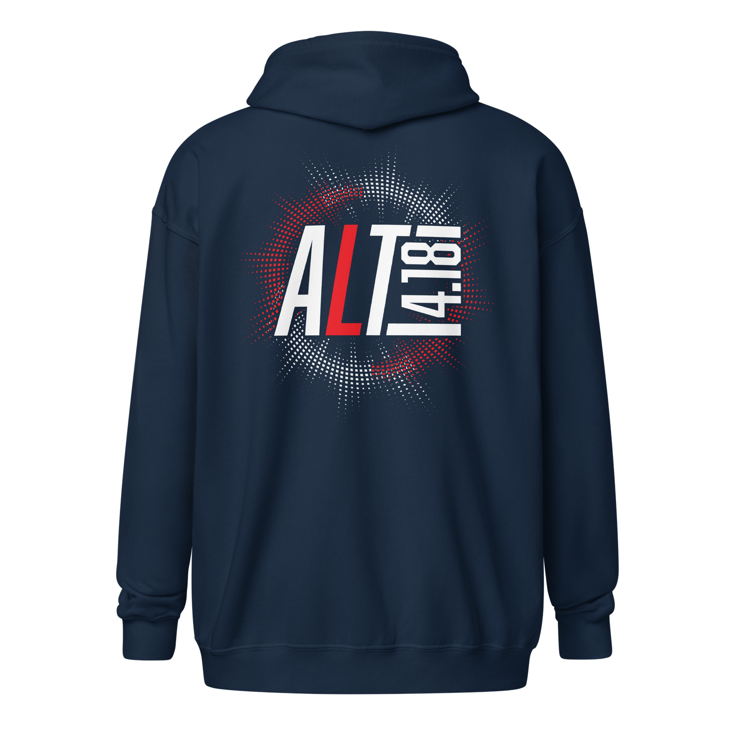 Zip Hoodie - "ALT 4:18 Burst"
