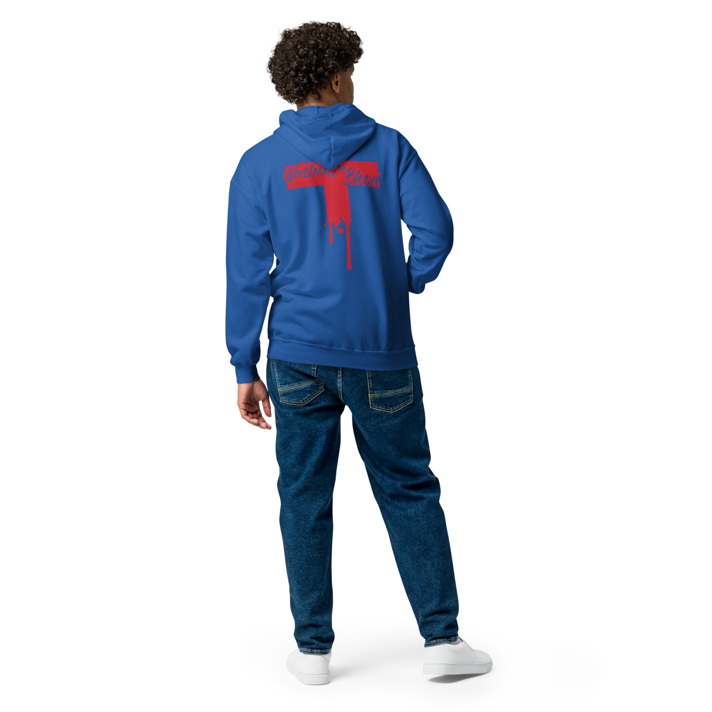 Zip Hoodie - "Washed in the Blood"