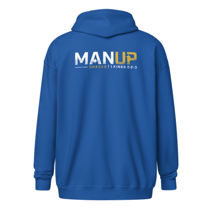 Zip Hoodie - "Man Up"