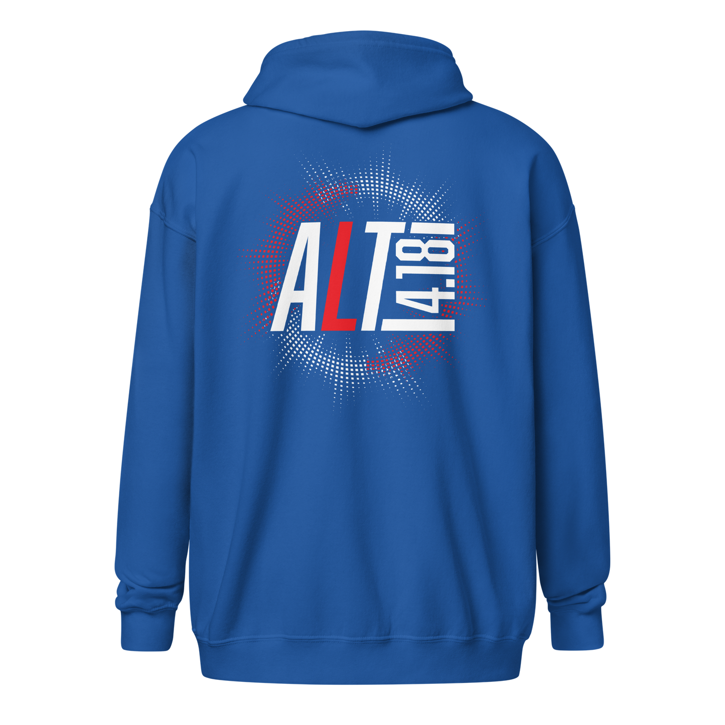 Zip Hoodie - "ALT 4:18 Burst"