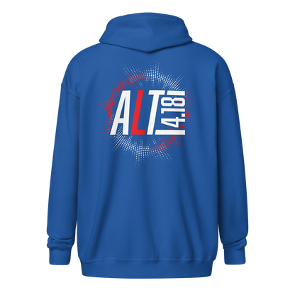 Zip Hoodie - "ALT 4:18 Burst"