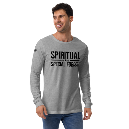 Long Sleeve Tee - "Spiritual Special Forces" - Many Sizes & Colors