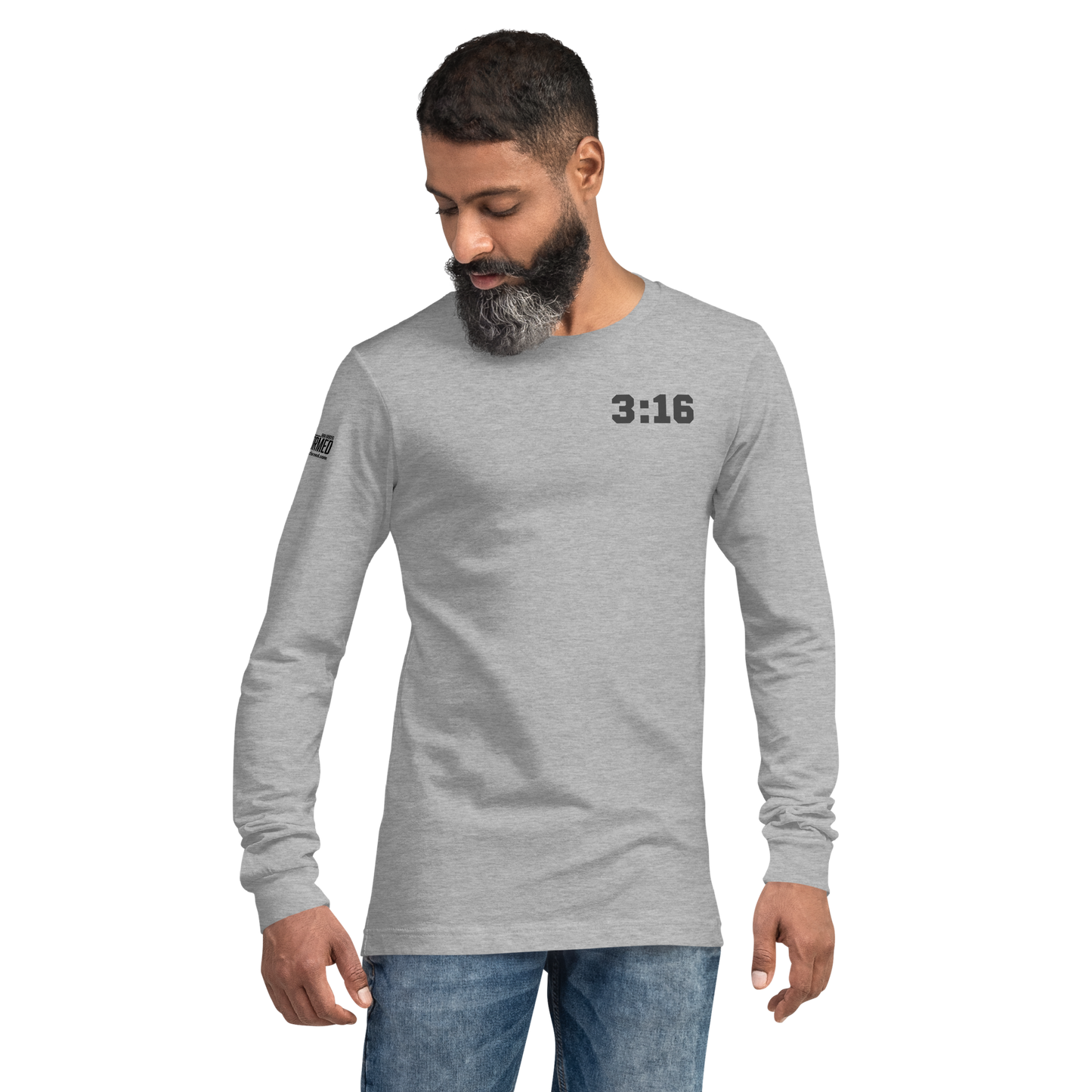 Long Sleeve Tee - "Scripture Theme - 3:16 " - Many Sizes & Colors