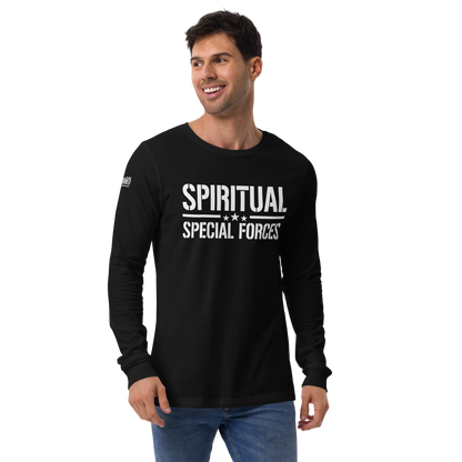 Long Sleeve Tee - "Spiritual Special Forces" - Many Sizes & Colors