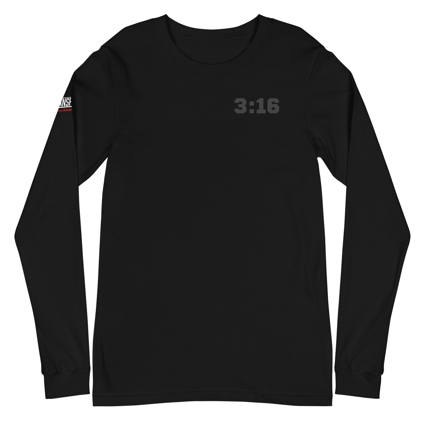 Long Sleeve Tee - "Scripture Theme - 3:16 " - Many Sizes & Colors
