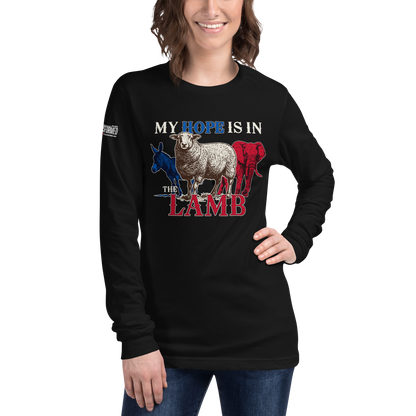 Long Sleeve Tee -  "Hope in  the Lamb"