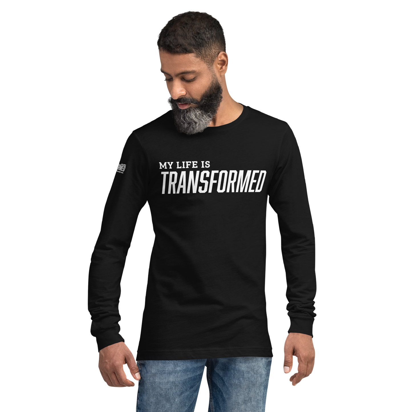 Long Sleeve Tee - "My Life is Transformed"