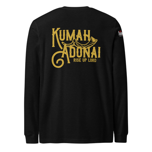 Long Sleeve Tee - "Kumah Adonai" (Hebrew "arise o Lord")