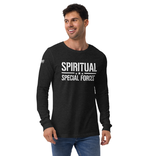 Long Sleeve Tee - "Spiritual Special Forces" - Many Sizes & Colors