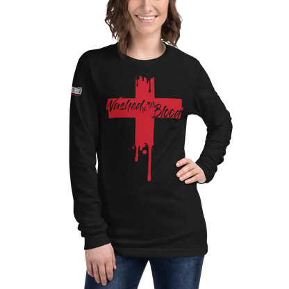 Long Sleeve Tee - "Washed in the Blood"