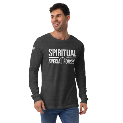 Long Sleeve Tee - "Spiritual Special Forces" - Many Sizes & Colors