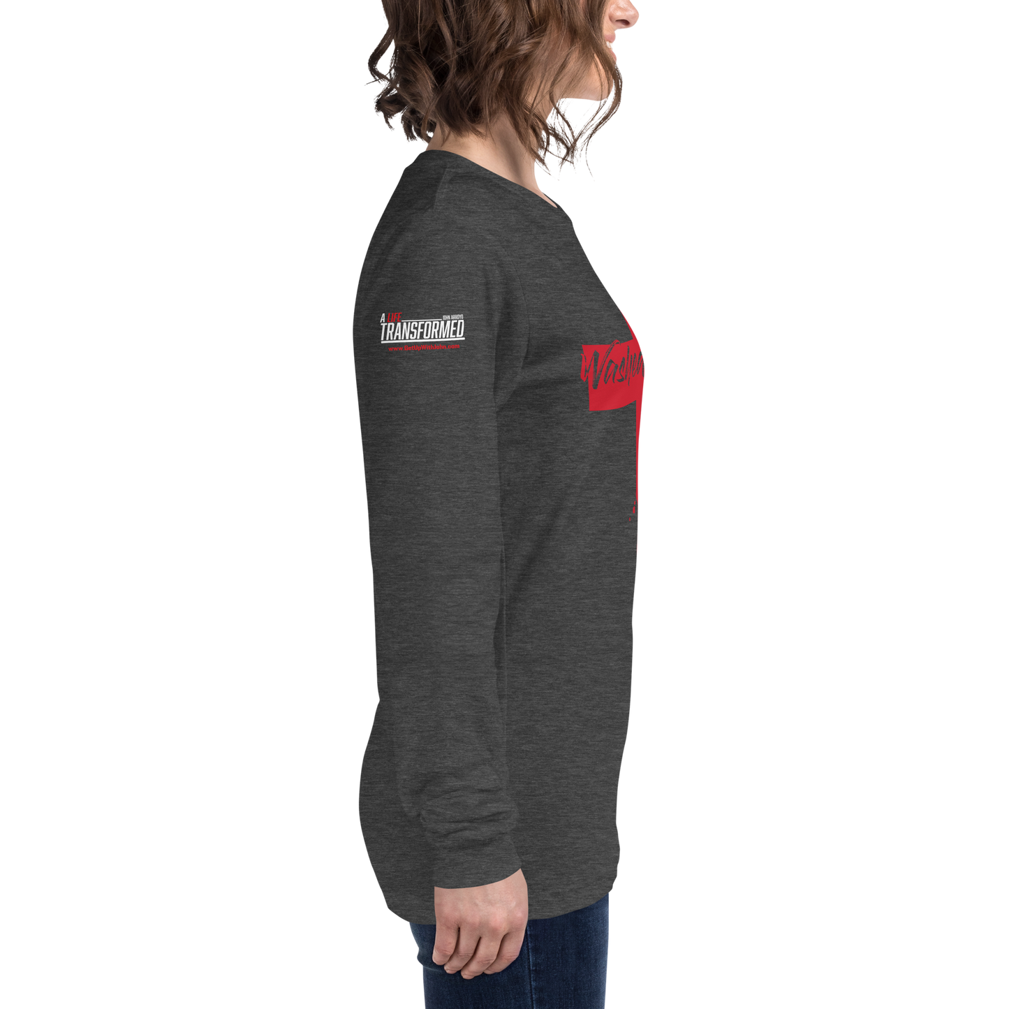 Long Sleeve Tee - "Washed in the Blood"