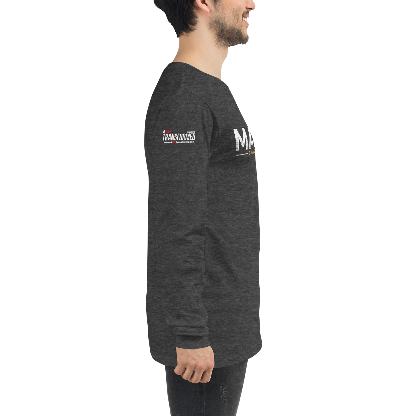 Long Sleeve Tee - "Man Up"