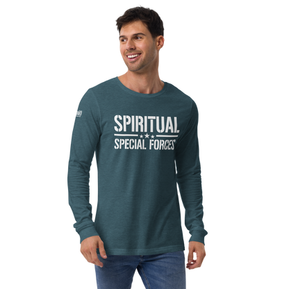 Long Sleeve Tee - "Spiritual Special Forces" - Many Sizes & Colors