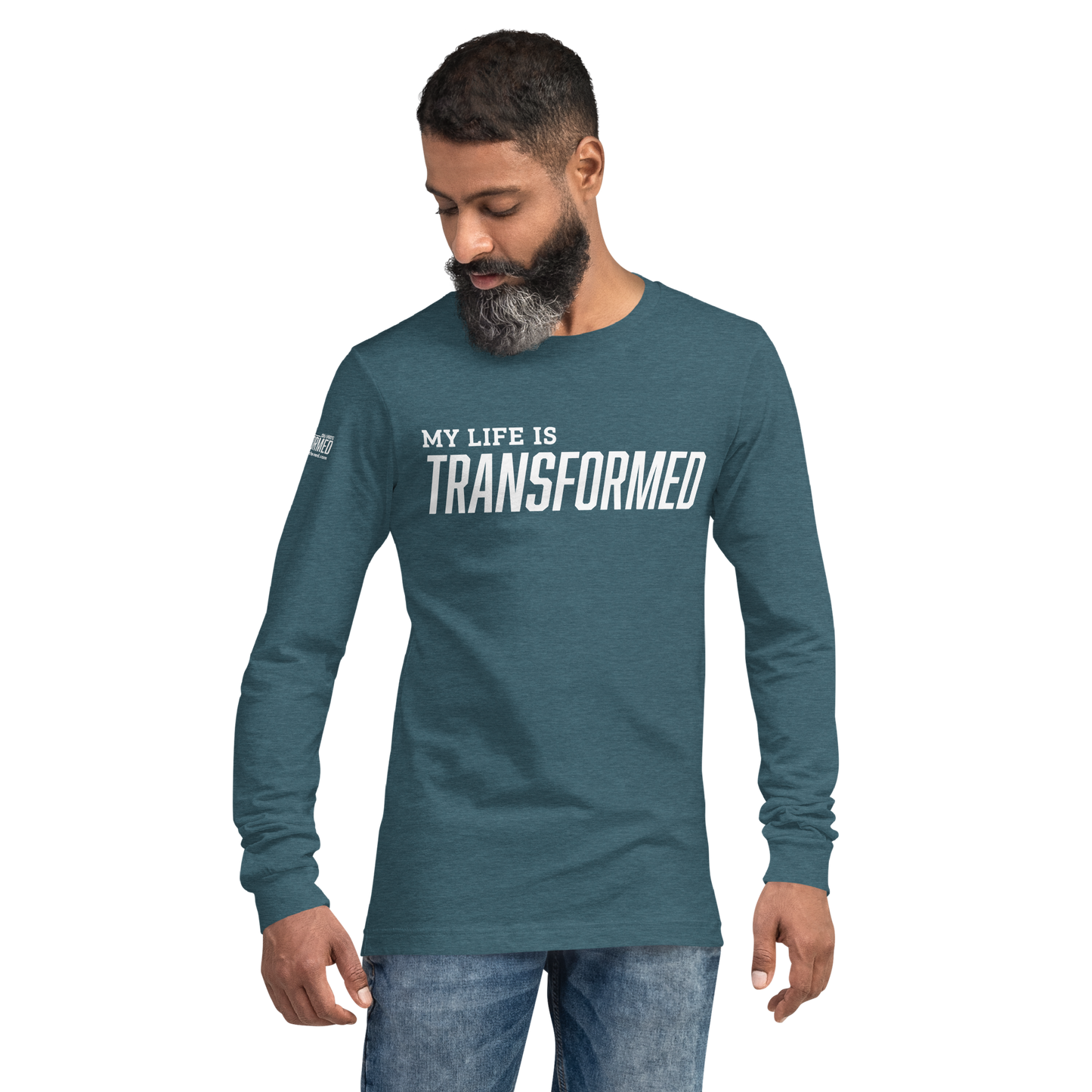 Long Sleeve Tee - "My Life is Transformed"