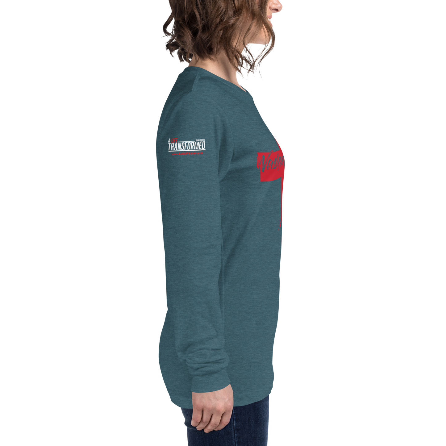 Long Sleeve Tee - "Washed in the Blood"