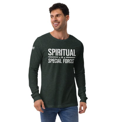 Long Sleeve Tee - "Spiritual Special Forces" - Many Sizes & Colors