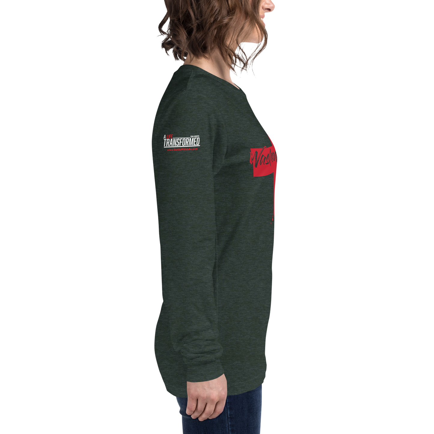 Long Sleeve Tee - "Washed in the Blood"