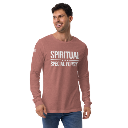 Long Sleeve Tee - "Spiritual Special Forces" - Many Sizes & Colors