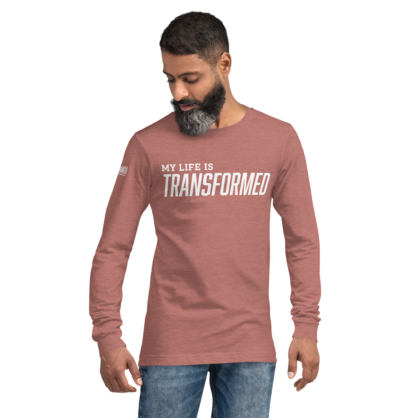 Long Sleeve Tee - "My Life is Transformed"