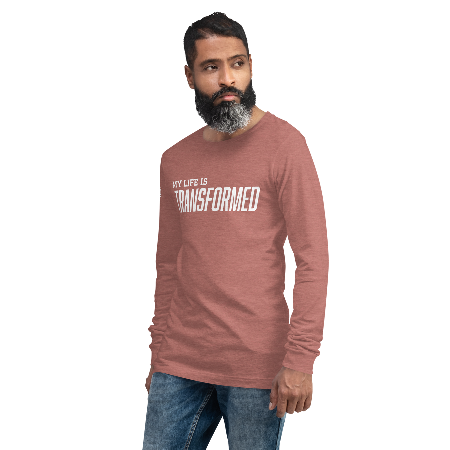 Long Sleeve Tee - "My Life is Transformed"