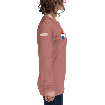 Long Sleeve Tee - "Legacy Starter w/Pink Star" - Many Sizes & Colors