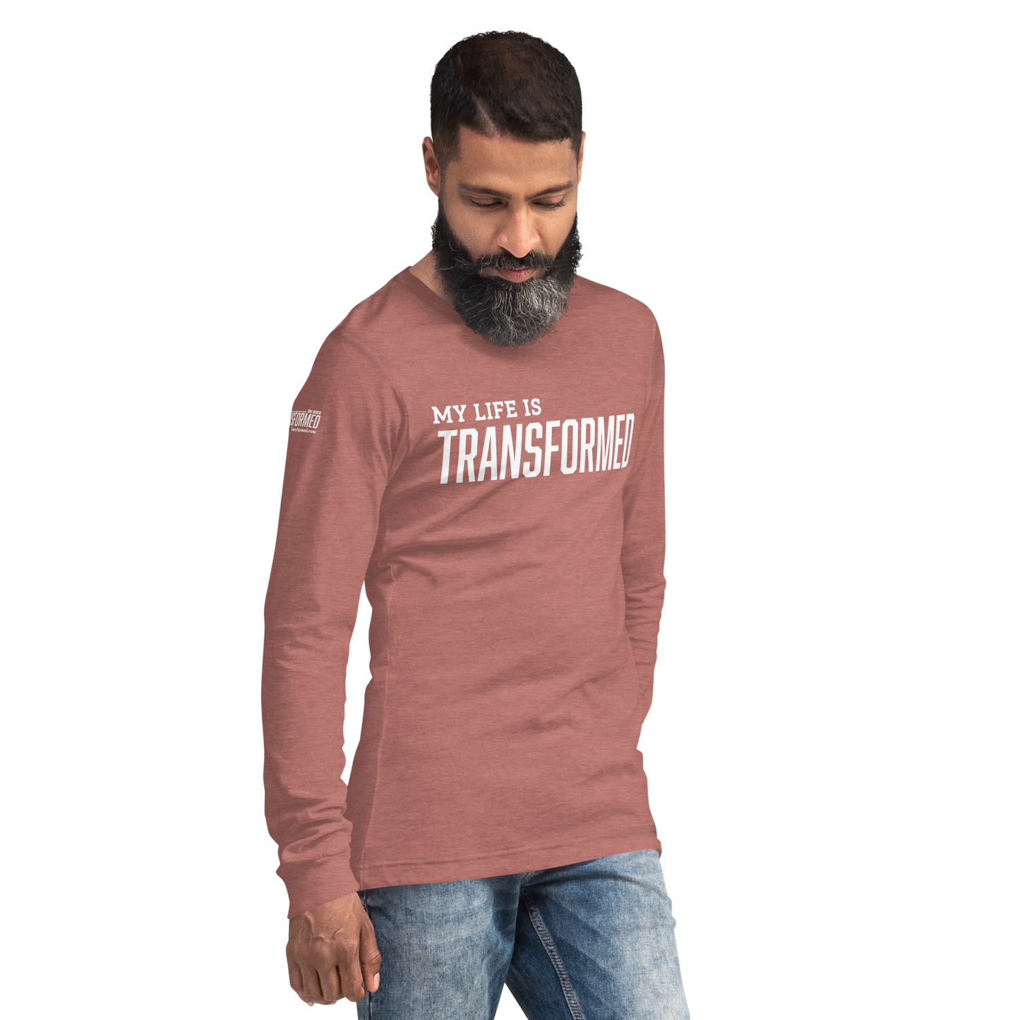 Long Sleeve Tee - "My Life is Transformed"