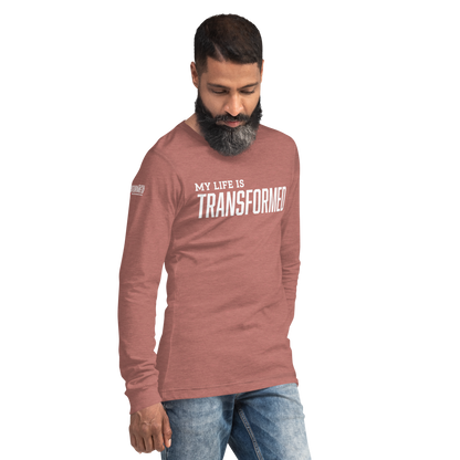 Long Sleeve Tee - "My Life is Transformed"