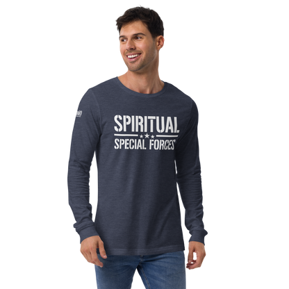 Long Sleeve Tee - "Spiritual Special Forces" - Many Sizes & Colors
