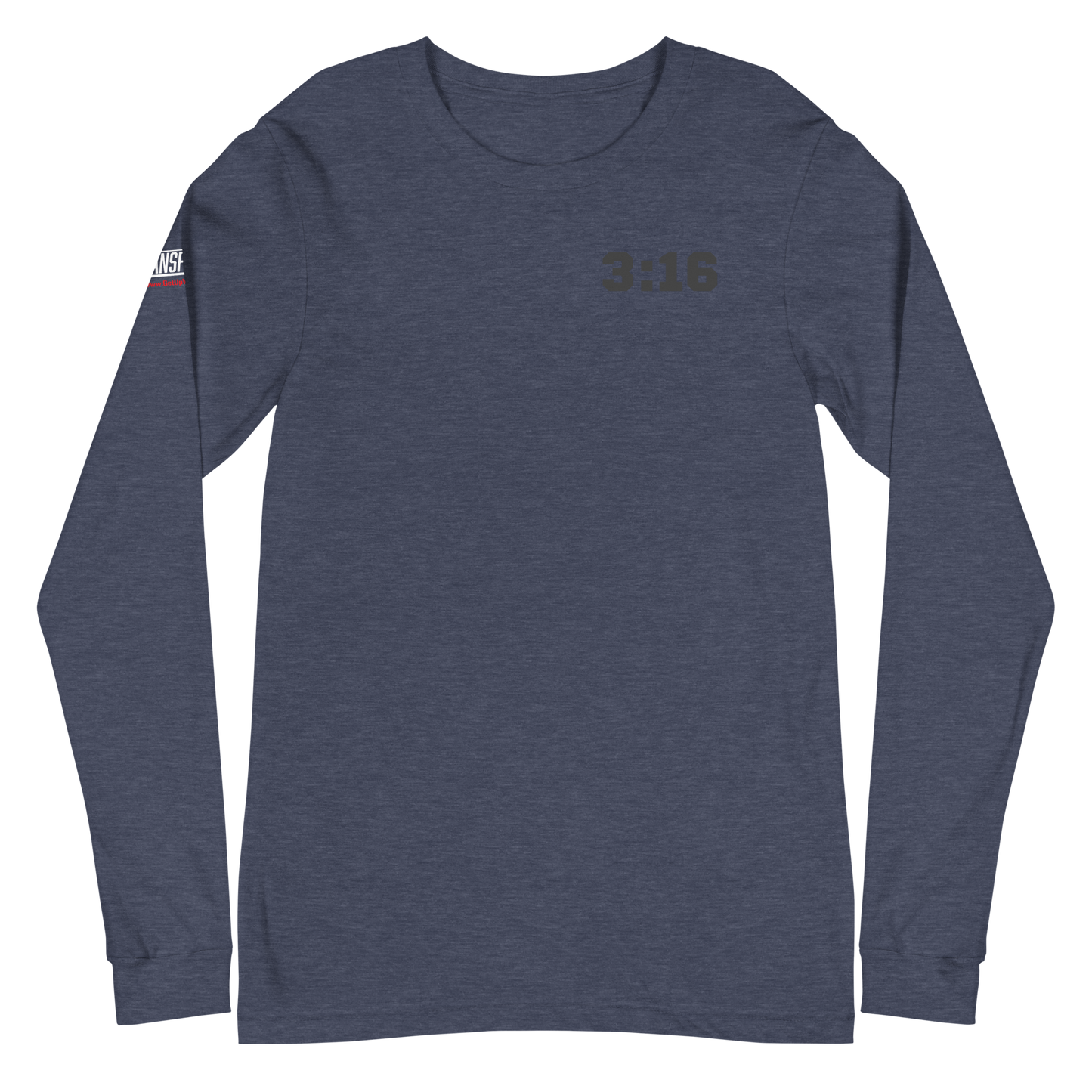 Long Sleeve Tee - "Scripture Theme - 3:16 " - Many Sizes & Colors