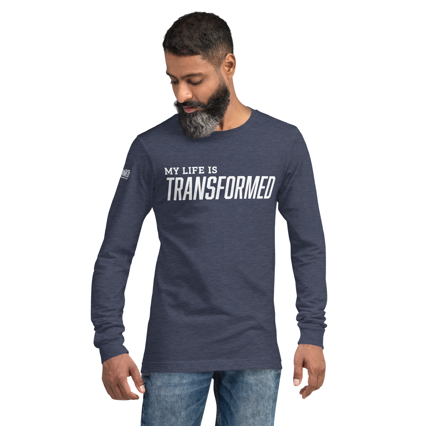 Long Sleeve Tee - "My Life is Transformed"