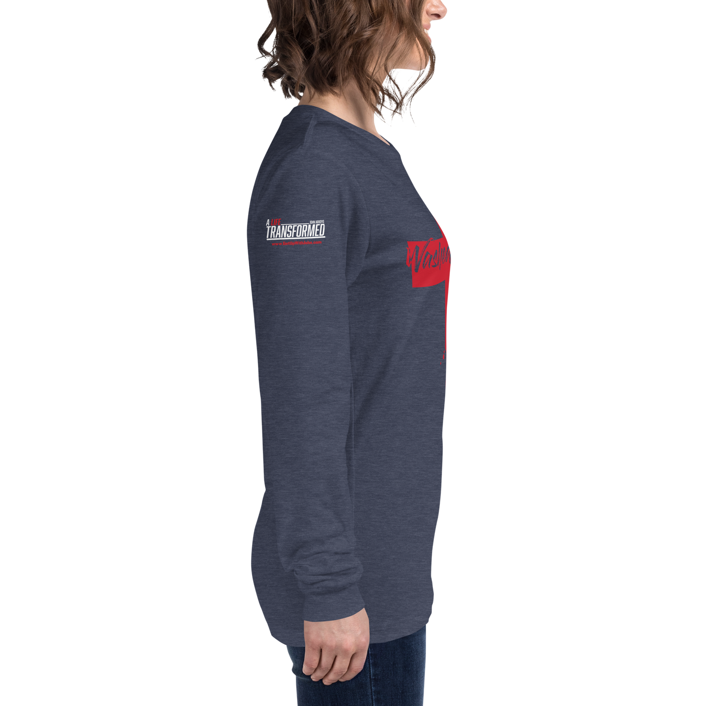Long Sleeve Tee - "Washed in the Blood"